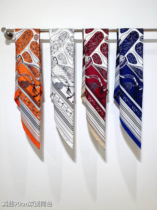 Hermes silk Scarf 90X90cm E032904